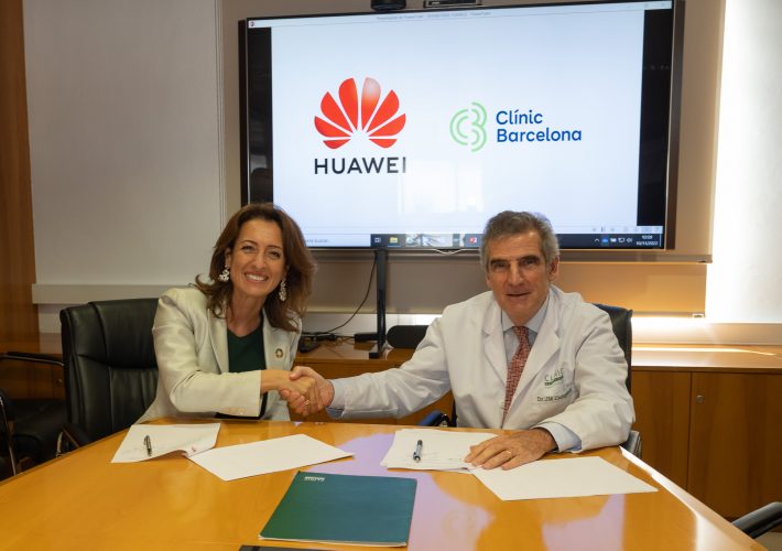 Digitalizar el sector sanitario une al hospital Clínic Barcelona y Huawei